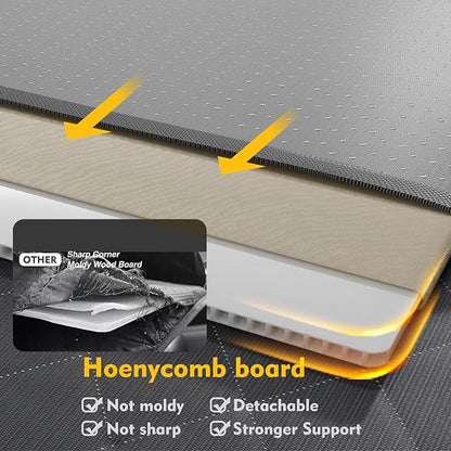 Car Dog Seat Cover Hard Bottom 500lbs Dog 1050D Heavy