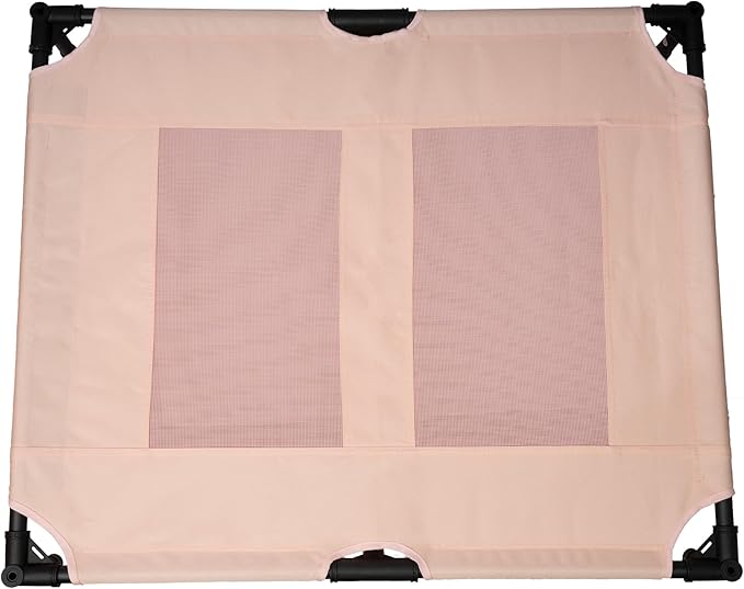 Large Dog Cot Bed Outdoor Waterproof Outdoor,Pink,36 * 30 * 7 inches