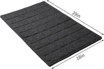 HOMBYS Chew Proof Dog Crate Bed Mat 18"x29" Indestructible
