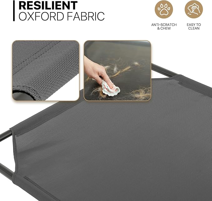 MoNiBloom Elevated Dog Bed for Large Dogs 50 Inches