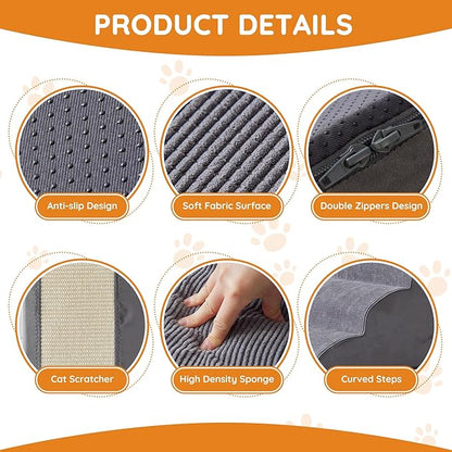 Dog Steps for Bed 4-Step Dog