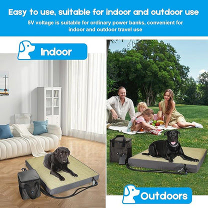 Dog Cooling Mat with Water Circulation Cooling System 5V Safe