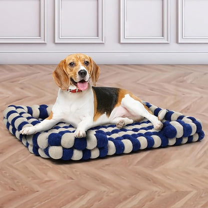 Felt Ball Dog Bed Wool Bed for Cats and Kittens Fabric Pet Beds Luxury Cat Dog Bed