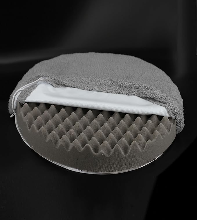 Round Orthopedic Dog Bed for Pet Playpen Waterproof 27 Inch