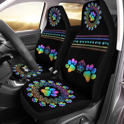 Car Seat Front Cover 2pcs Gradiant