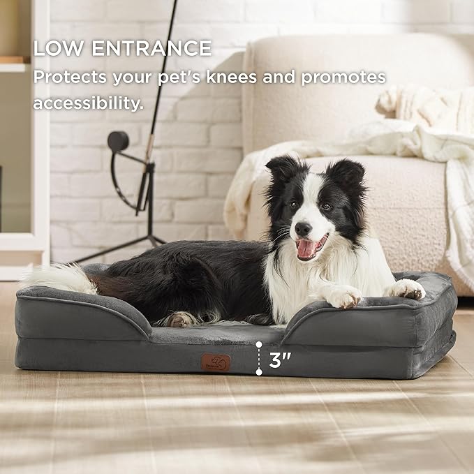 Bedsure Orthopedic Dog Bed for Large Dogs