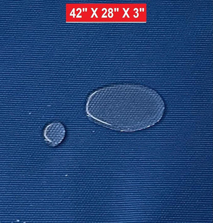 Dogbed4less Memory Foam Platform Dog Bed 42X28X3 Pacific