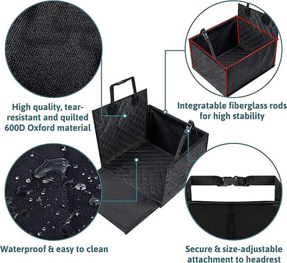 Dog car seat for The Back Seat – 23.7'' x 20.9'' x 13.8'' –