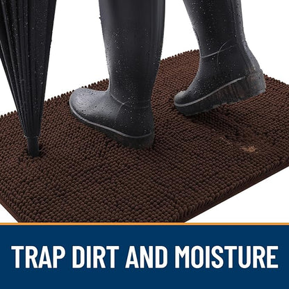 OLANLY Dog Door Mat for Muddy Paws 48x30