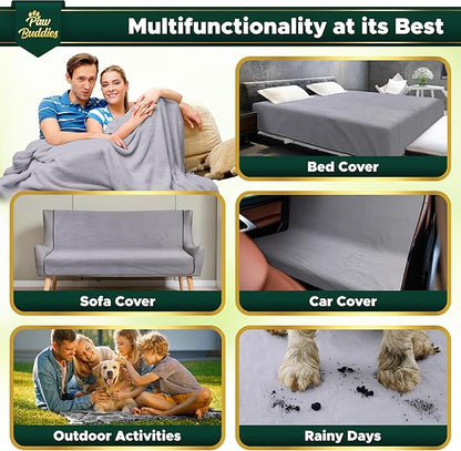 Paw Buddies Waterproof Blanket for Intimacy