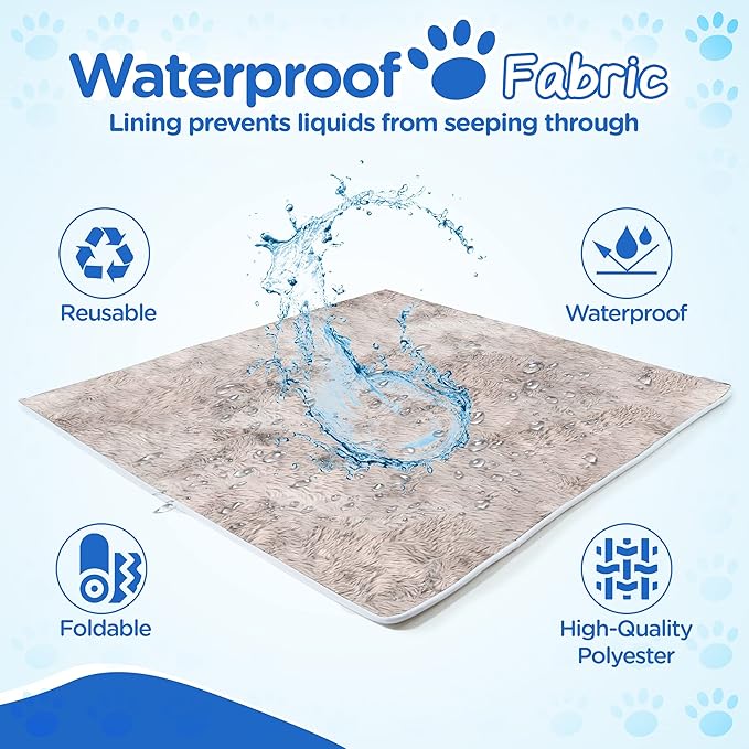 PupProtector Waterproof Throw Blanket for Dogs and Cats (60" L 50" W)