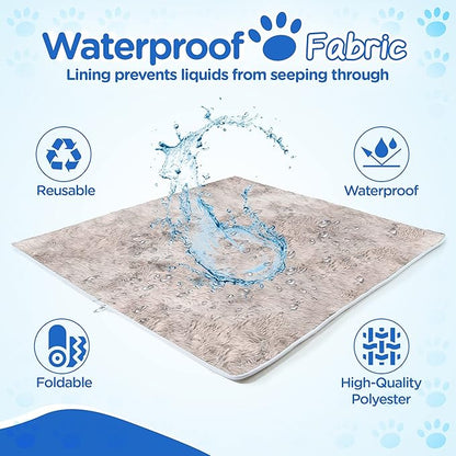 PupProtector Waterproof Throw Blanket for Dogs and Cats (60" L 50" W)