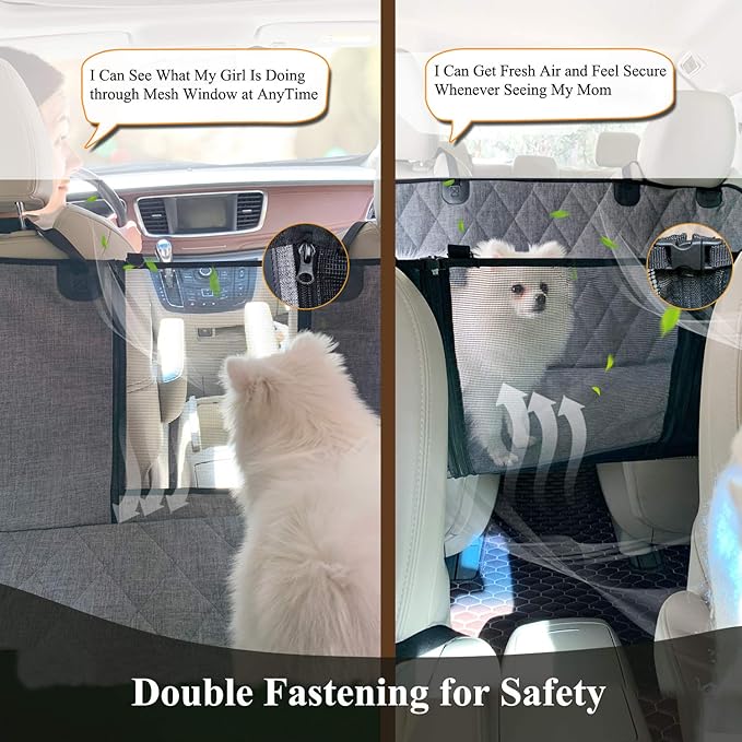 VIVAGLORY Dog Car Seat Covers