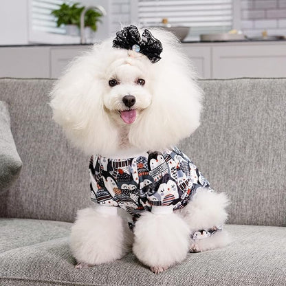 CuteBone Dog Christmas Pajamas Penguin Clothes Soft Puppy P259S