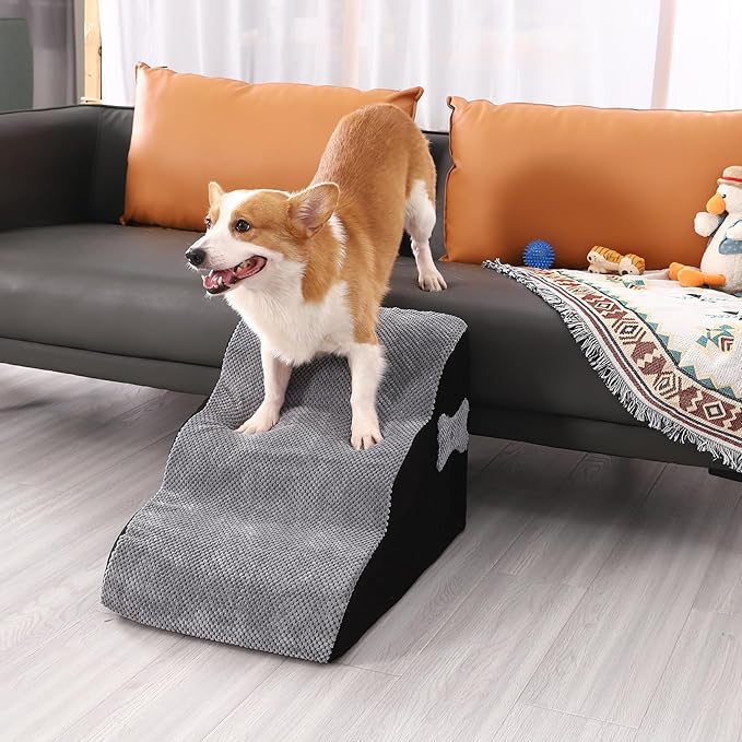 Dog Stairs for Small Dogs 3 Steps