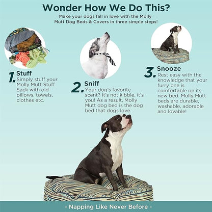 Molly Mutt Huge Dog Bed Cover 36" X45"X5"- 100% Cotton