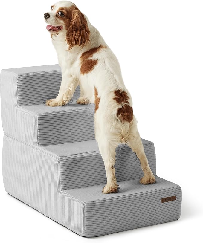 Lesure Dog Stairs for Small Dogs 4 Steps