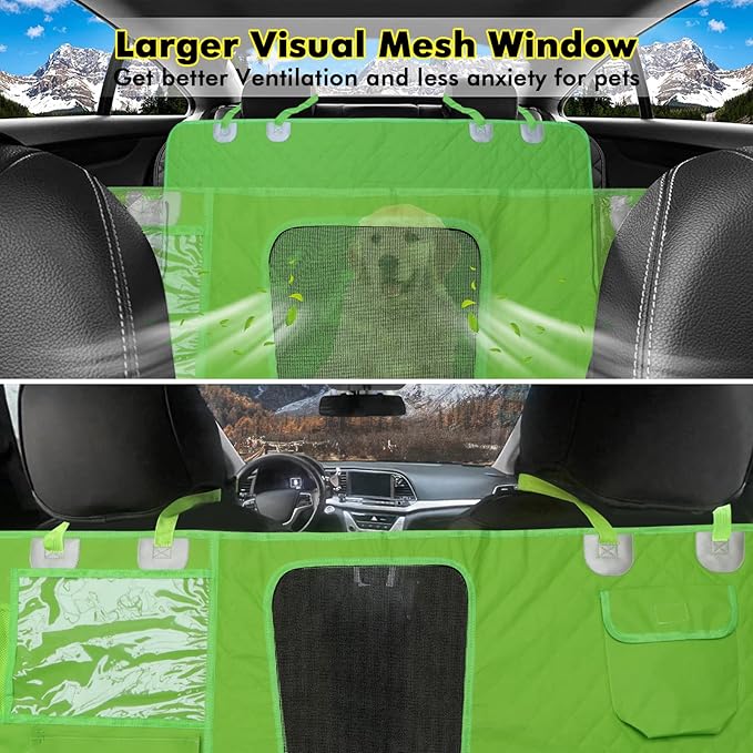 Large Dog Car Seat Cover for Back Seat CWLSGU4