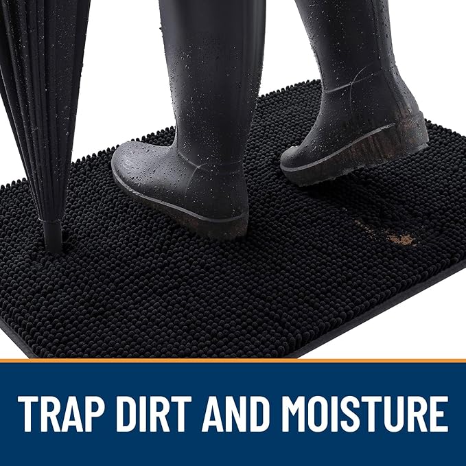 OLANLY Dog Door Mat for Muddy Paws 48x30