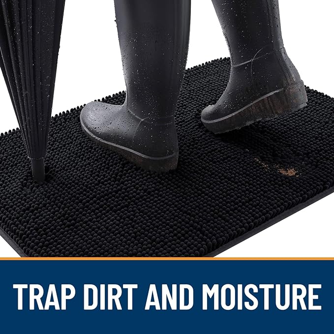 OLANLY Dog Door Mat for Muddy Paws 36x24