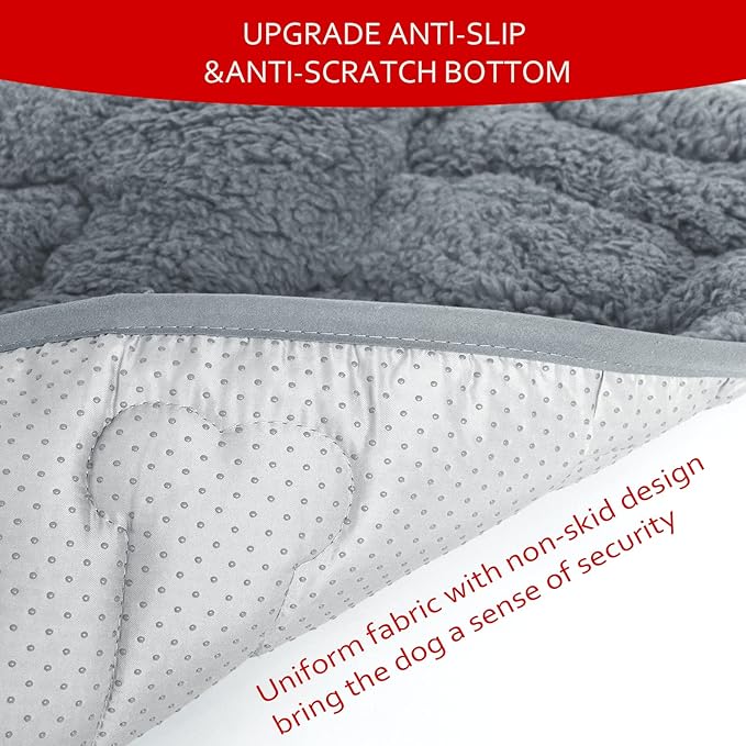 Dog Bed Crate Mat(42" X 28") 2 Pack