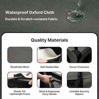 Soft Collapsible Dog Crate for Large Dogs 30 Inch 30x21x21 Inches