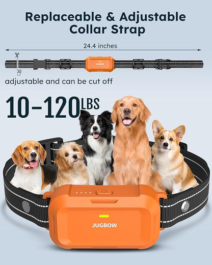 Jugbow Dog Shock Collar 2 Dogs (10-120Lbs) 4200FT Dog IPX8 Waterproof