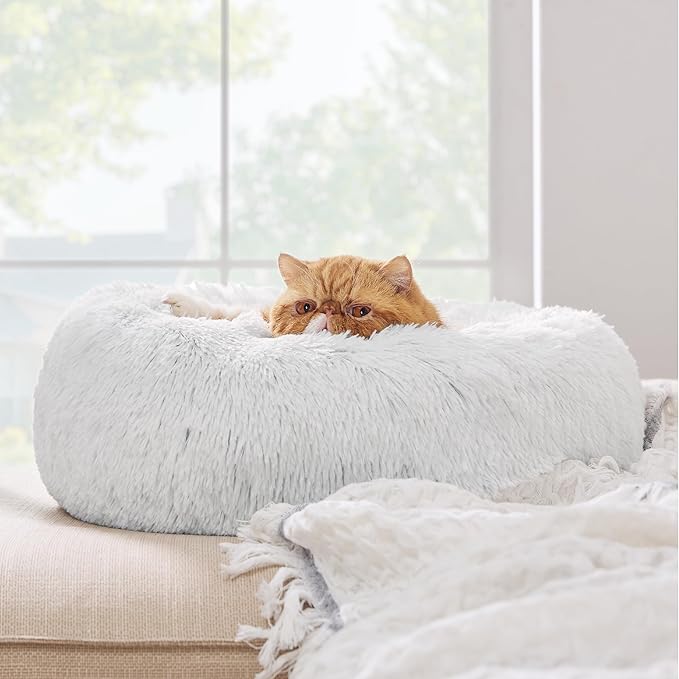 Bedsure Calming Cat Beds for Indoor Cats 20 inches, 15 lbs