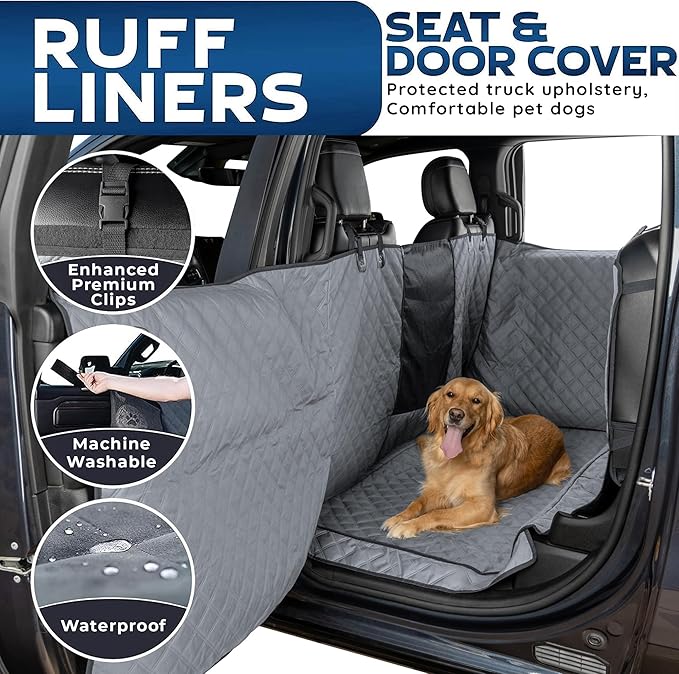 Truck Back Seat Cover for Dogs