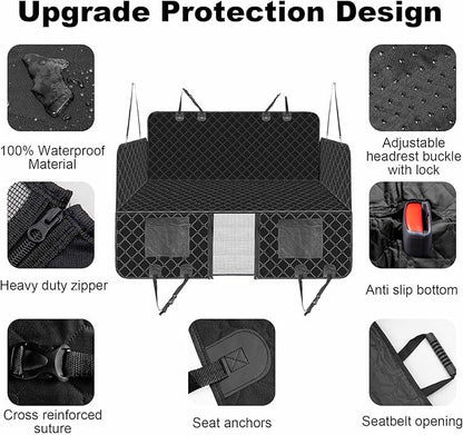 Upgrade Back Seat Extender for Dogs 400lbs, Anti-Scratch