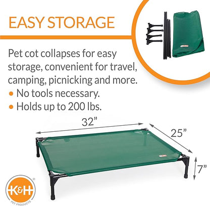 K&H Pet Products Elevated Outdoor Dog Cot Bed