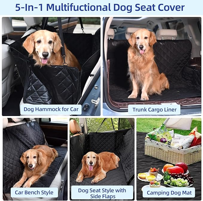 pettycare Heavy Duty Dog Car Seat Cover