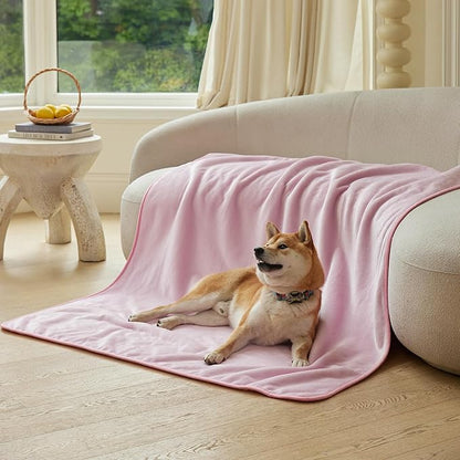 DaysU Waterproof Dog Blanket for Small Dogs 40"x50" Pink