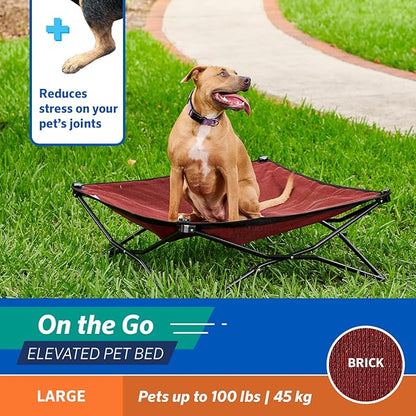 COOLAROO On the Go Cooling Elevated Dog Bed