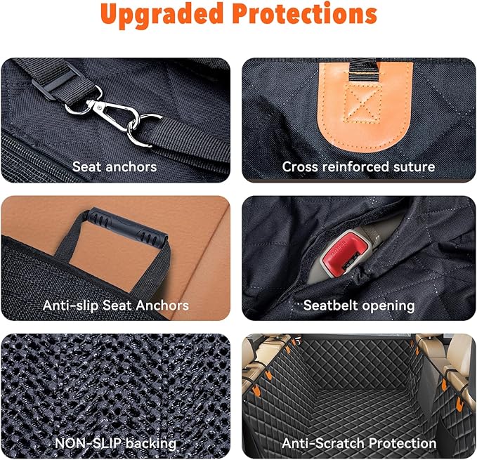 Dog Seat Cover for Trucks F150, RAM1500,Silverado,GMC