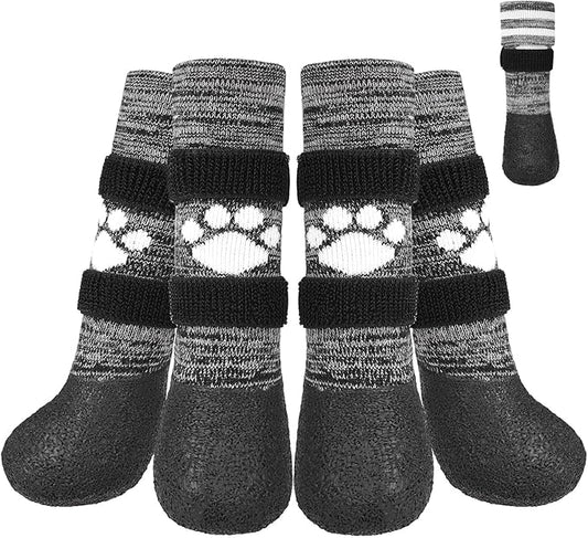 KOOLTAIL Anti Slip Dog Socks to Prevent Licking Paws for Hot/Clod Pavement