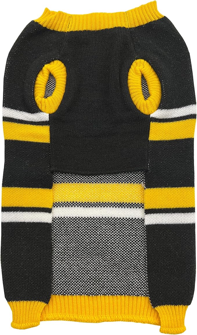 Pets First NFL Pittsburgh Steelers Dog Sweater (PIT-4179-XS)