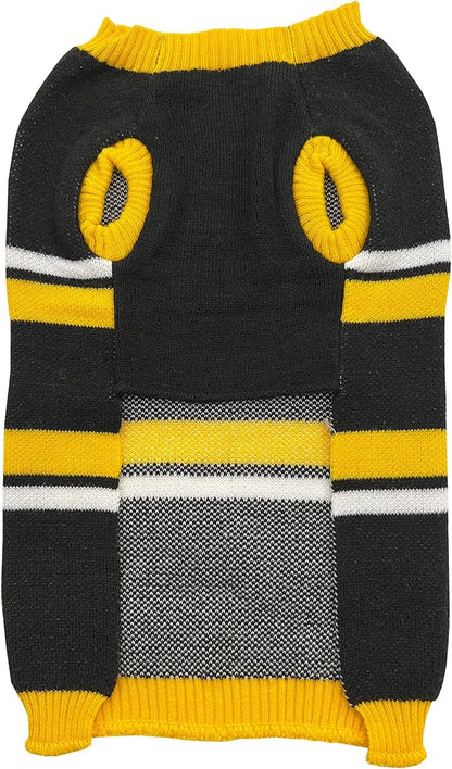 Pets First NFL Pittsburgh Steelers Dog Sweater (PIT-4179-MD)