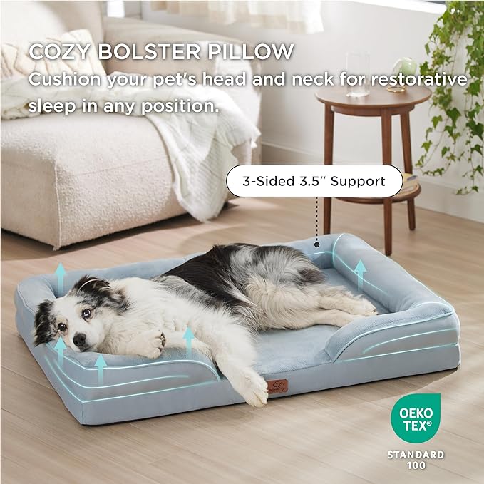 Bedsure Orthopedic Dog Bed for Extra Large Dogs 42"