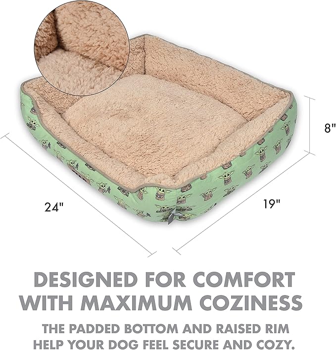 Star Wars for Pets The Mandalorian The Child Cuddler Dog Bed Size,FF16630