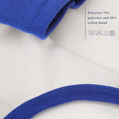 Stylish 2PCS Color Block Dog Shirt: Premium Polycotton Blend 3XL