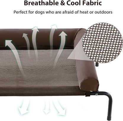 RRPETHOME Extra Large Elevated Cooling Dog Bed
