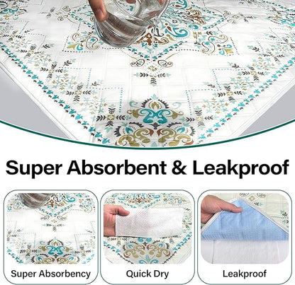 Washable Pee Pads for Dogs- 2 Packs Super 100% Waterproof 48''x48''