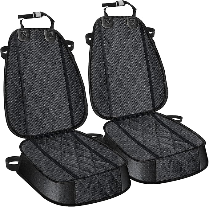 Pet Deluxe Thick Front Dog Car Seat Cover for Car SUV Waterproof Nonslip Pet Seat Covers for Jeep Dogs Cats 2 Front (2 Pack)
