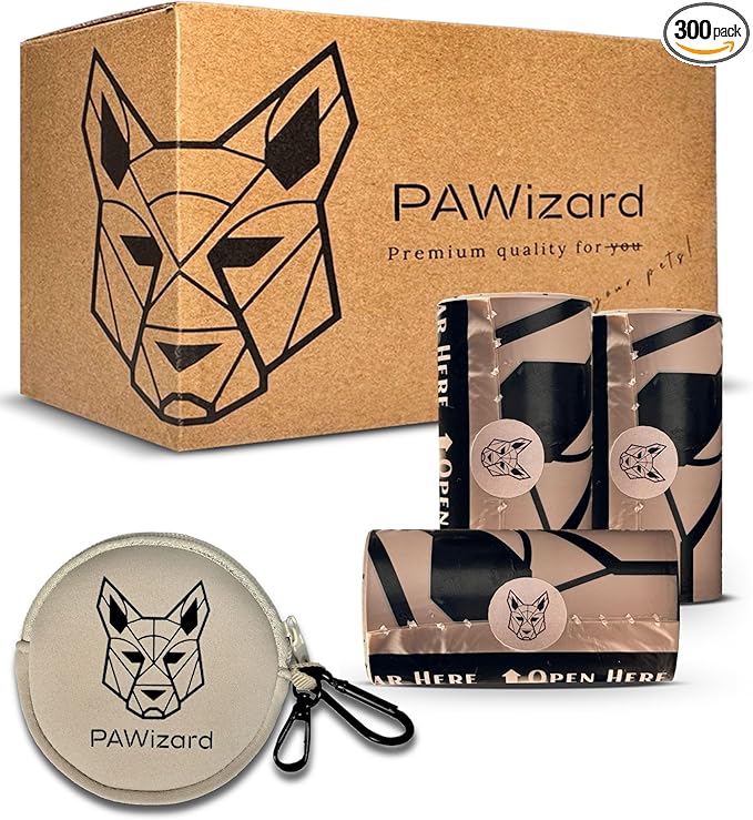 100% Home Compostable 300 Count, 2-in-1, Thick,