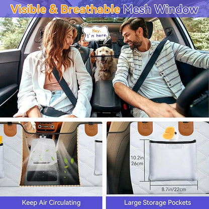 Back Seat Extender for Dogs 400lbs, Hard