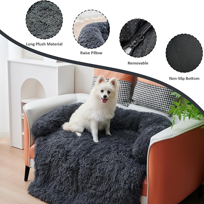 Dog Bed Mat for Couch 43x41x7 Inch