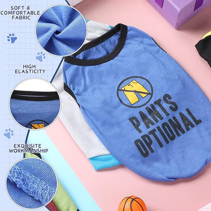 8 Pieces Dog Shirts