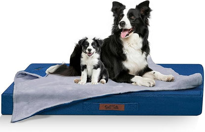 Sytopia Outdoor Dog Beds for Large Dogs with Detachable Blanket (36 x 27 in)