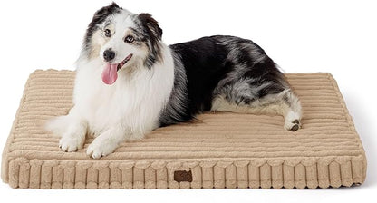 Bedsure Orthopedic Dog Bed for Large Dogs (44x32, Tuscan